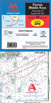 Florida: Middle Keys - Tavernier to Sugarloaf Key Waterproof Chart, 5th Edition